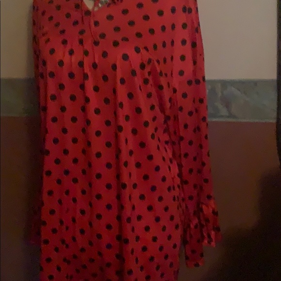 Red and black polka dot top - Picture 2 of 5